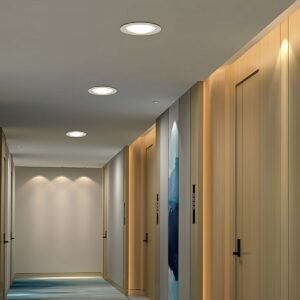 Modern Human Body Sensor Mainless Lighting LED Recessed Ceiling Light