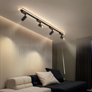Alternative view of Modern Minimalist DIY Long Strip Track Spotlight LED Ceiling Light