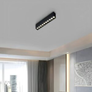 Alternative view of Modern Minimalist  LED Long Strip Linear Indoor Spotlight