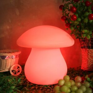 Alternative view of RGB Mushroom LED Table Lamp