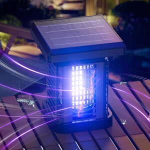 Alternative view of Solar Waterproof Outdoor Mosquito Bug Zapper Killer LED Hanging Lantern Lights